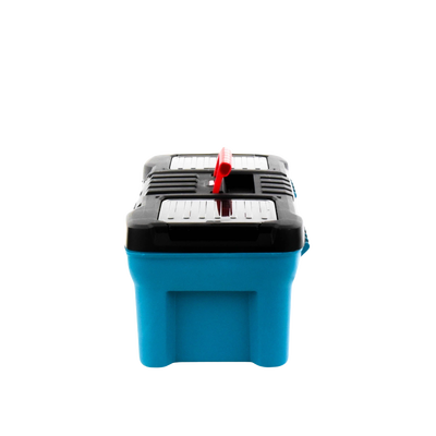 Caja de herramientas de 24" con doble cerradura de metal (60 x 25 x 30 cm)