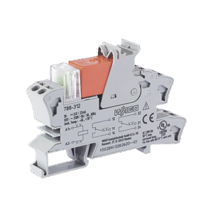 Rele Tensión nominal de entrada: 24 VCC; 2 inversores; Corriente permanente límite 8 A Rele Tensión nominal de entrada: 24 VCC; 2 inversores; Corriente permanente límite 8 A
