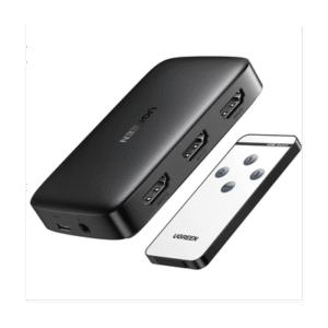 Conmutador HDMI (Switch) 4K@30Hz | 3 Entradas a 1 Salida | 3D | Transmisión Estable | Incluye Control Remoto | Receptor de Infrarrojos | Indicador LED | Chip Inteligente | Incluye Cable Micro USB para Alimentación.