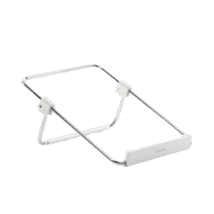 Soporte para Laptop / Plegable / Ajustable de 87 a 131 mm / Amplia compatibilidad 11''-16'' / Capacidad de carga 20 KG / Antideslizante / Ultra Ligero / Metal / ABS / Silicona / Color Plata