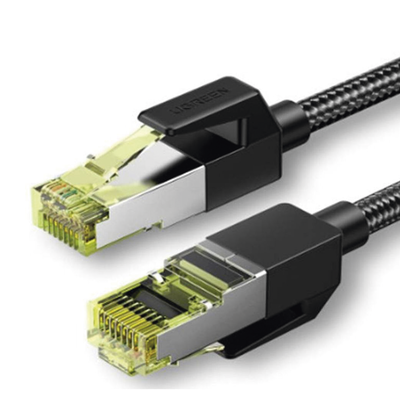 Cable Ethernet Cat7 CLASSâ… F/FTP Redondo con Malla de Nylon 2 Metros Cable Ethernet Cat7 CLASSâ… F/FTP Redondo con Malla de Nylon 2 Metros