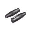 Conector de Audio XLR Tipo Canon Hembra / PVC / ABS / Aleación Zinc / Anti Oxidante / Anti Caida / Sin Aflojarse /Apertura Ajustable de 6.0 a 7.0 mm / Soldable Conector de Audio XLR Tipo Canon Hembra / PVC / ABS / Aleación Zinc / Anti Oxidante / Anti Caida / Sin Aflojarse /Apertura Ajustable de 6.0 a 7.0 mm / Soldable