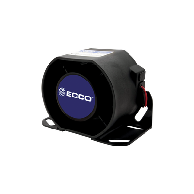 Alarma de reversa vehicular con montaje para superficies, 12-36 Vcc, 112 dBA Alarma de reversa vehicular con montaje para superficies, 12-36 Vcc, 112 dBA