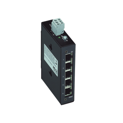 Industrial ECO Switch 5 puertos 100 Base-T Negro