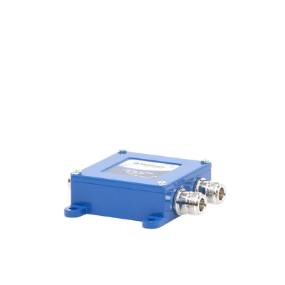 Separador TAP -7 dB con rango de frecuencia de 700 a 2500 MHz. Ideal para separar las antenas a diferentes longitudes de cable coaxial. 50 Ohm. Conectores N Hembra.