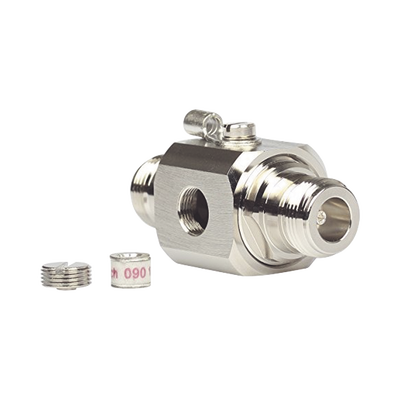 Protector contra descargas eléctricas. Cubre los rangos de frecuencia de los amplificadores de Señal Celular. 50 Ohm. Conectores N.