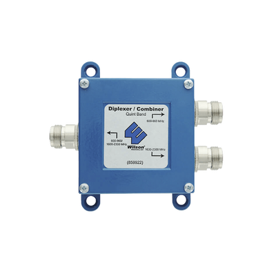 Diplexer/Combinador 600-960 MHz / 1630-2300 MHz, ideal para Amplificadores de señal celular de doble o triple banda.