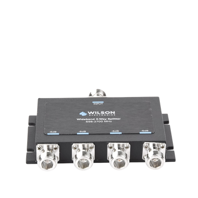 Divisor de 4 salidas, 50 Ohm, 700-2700MHz conector N-Hembra Divisor de 4 salidas, 50 Ohm, 700-2700MHz conector N-Hembra