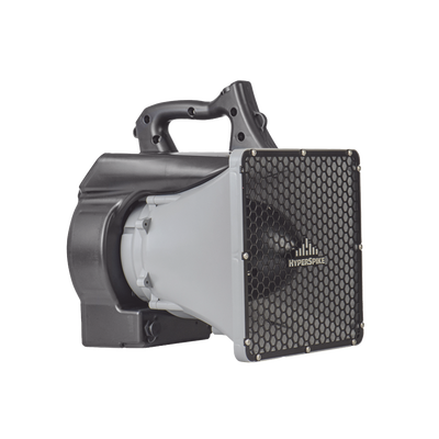 Altavoz Portátil De Alta Fidelidad HyperSpike® Serie HS-10, Con Aislante De Ruido, Color Gris Con Negro