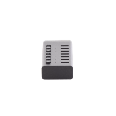 HUB de 7 Puertos USB 3.0 / 4 puertos de Carga Inteligente / Interruptor Individual / Indicadores LED / USB 3.0 a 5Gbps / 1 USB-C Hembra (solo datos) / Incluye Adaptador de Corriente 12V 2A / 7 en 1