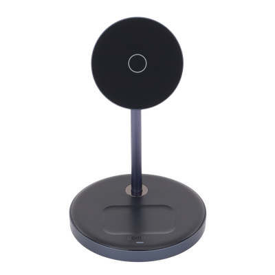 Estación de Carga Inalámbrica | 3 en 1 | Compatible con MagSafe | Perfecto para iPhone y AirPods | Carga Rápida Adaptativa /Simultanea | Múltiples Protecciones | Luz Indicadora LED | Aleación de Aluminio | Incluye Cable