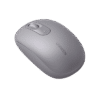 Mouse Inalámbrico 2.4G 800/1200/1600/2400 DPI | Función de 3 botones | Alcance 10m | Silencioso | Ergonómico | Anti-caída y Anti-interferencias | Batería Alcalina AA incluida | Color Grey.