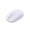 Mouse Inalámbrico 2.4G 800/1200/1600/2400 DPI | Función de 3 botones | Alcance 10m | Silencioso | Ergonómico | Anti-caída y Anti-interferencias | Batería Alcalina AA incluida | Color Dusty Blue.