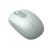 Mouse Inalámbrico 2.4G 800/1200/1600/2400 DPI | Función de 3 botones | Alcance 10m | Silencioso | Ergonómico | Anti-caída y Anti-interferencias | Batería Alcalina AA incluida | Color Green.