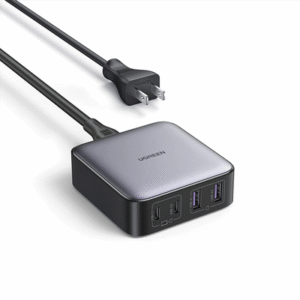 Cargador de escritorio de 65W | 4 Puertos de Carga Rápida | 2 USB-C | 2 USB-A | Tecnología GaN II +SIC | Power Delivery 3.0 | Quick Charge 4.0 | Chip Confiable y Carga Inteligente | Optimiza la Experiencia de Carga. Cargador de escritorio de 65W | 4 Puertos de Carga Rápida | 2 USB-C | 2 USB-A | Tecnología GaN II +SIC | Power Delivery 3.0 | Quick Charge 4.0 | Chip Confiable y Carga Inteligente | Optimiza la Experiencia de Carga.