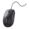 Mouse Óptico USB | Cable USB de 1.5 metros | 3 Botones | 1200DPI | Diseño Ergonómico | Silencioso | Color Negro | Windows / MacOS / Linux / Chrome y otros | También Compatible con DVR / NVR.