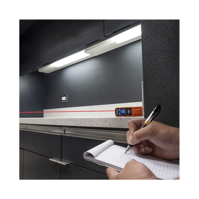 Medidor Compacto Láser de Distancias. Rango: 5.1 cm a 30.5 m / Opción cm o pulg. o Combinado / Clip para Bolsillo. Medidor Compacto Láser de Distancias. Rango: 5.1 cm a 30.5 m / Opción cm o pulg. o Combinado / Clip para Bolsillo.