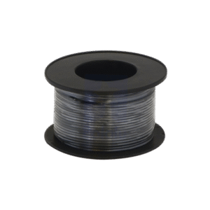 Cable color negro para lazos magenticos, bobina de 500 ft