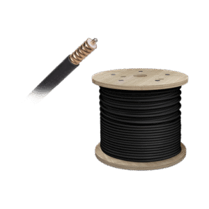 Carrete de cable coaxial corrugado de baja perdida WILSON de 1/2". 50 Ohm de impedancia. Carrete de 152.4 m