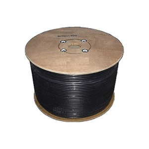 Carrete de cable coaxial de baja perdida WILSON400 tipo LMR400. 50 Ohm de impedancia. 152.4 m
