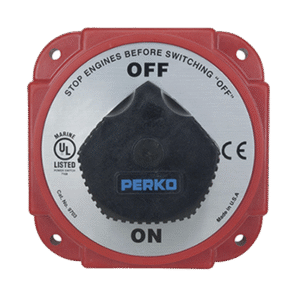 Switch Selector de Batería y Alternador On / Off de Servicio pesado, para Sistemas Eléctricos Marinos