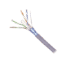 Bobina de Cable Blindado F/UTP de 4 Pares, Z-MAX, Cat6A, Soporte de Aplicaciones 10GBase-T, CM, Color Gris, 305m
