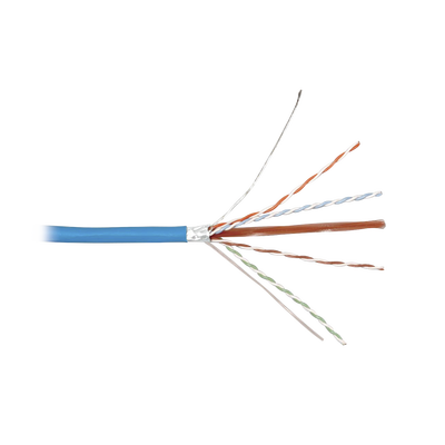 Bobina de Cable Blindado F/UTP de 4 Pares, Z-MAX, Cat6A, Soporte de Aplicaciones 10GBase-T, CMR (Riser), Color Azul, 305m Bobina de Cable Blindado F/UTP de 4 Pares, Z-MAX, Cat6A, Soporte de Aplicaciones 10GBase-T, CMR (Riser), Color Azul, 305m