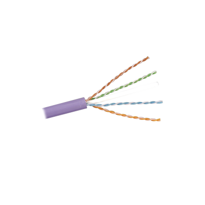 Bobina de Cable U/UTP de 4 pares, Z-MAX, Cat6A, Soporte de Aplicaciones 10GBase-T, LS0H, Color Violeta, 305m Bobina de Cable U/UTP de 4 pares, Z-MAX, Cat6A, Soporte de Aplicaciones 10GBase-T, LS0H, Color Violeta, 305m