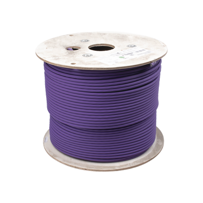 Bobina de Cable U/UTP de 4 pares, Z-MAX, Cat6A, Soporte de Aplicaciones 10GBase-T, LS0H, Color Violeta, 305m Bobina de Cable U/UTP de 4 pares, Z-MAX, Cat6A, Soporte de Aplicaciones 10GBase-T, LS0H, Color Violeta, 305m