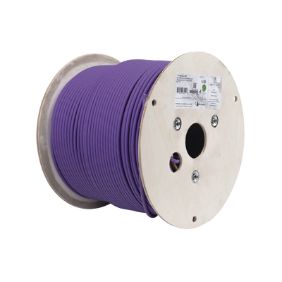 Bobina de Cable U/UTP de 4 pares, Z-MAX, Cat6A, Soporte de Aplicaciones 10GBase-T, LS0H, Color Violeta, 305m Bobina de Cable U/UTP de 4 pares, Z-MAX, Cat6A, Soporte de Aplicaciones 10GBase-T, LS0H, Color Violeta, 305m