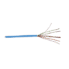 Bobina de Cable UTP Reelex, de 4 pares, Desempeño Cat6, LS0H (Bajo humo, cero halógenos), Color Azul, 24 AWG, 305m