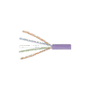 Bobina de Cable UTP Reelex, de 4 pares, Alto Desempeño Cat6, LS0H (Bajo humo, cero halógenos), Color Violeta, 23 AWG, 305m
