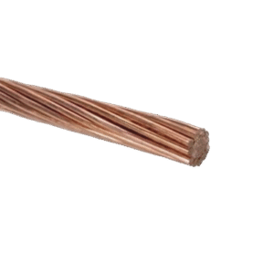 100 m / 1/0 AWG / Cable Eléctrico / Cobre Desnudo / Semiduro 7 Hilos