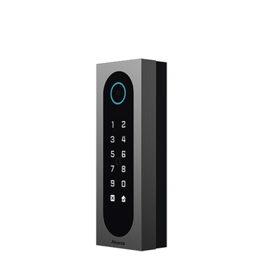 Control de Acceso Slim Akuvox A08S / Aluminio y Vidrio Templado / IP65 & IK09 / Capacidad para 20,000 Tarjetas / Métodos de Acceso Multi (QR, Bluetooth, PIN, RFID) / Soporta Wiegand / 1 Salida de Relay Control de Acceso Slim Akuvox A08S / Aluminio y Vidrio Templado / IP65 & IK09 / Capacidad para 20,000 Tarjetas / Métodos de Acceso Multi (QR, Bluetooth, PIN, RFID) / Soporta Wiegand / 1 Salida de Relay