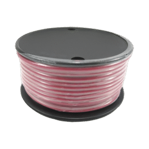 Rollo de cable grado marino calibre 12 en color rojo de 100 pies (30.48 m). Rollo de cable grado marino calibre 12 en color rojo de 100 pies (30.48 m).