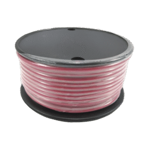 Rollo de cable grado marino calibre 16 en color rojo de 100 pies (30.48 m). Rollo de cable grado marino calibre 16 en color rojo de 100 pies (30.48 m).