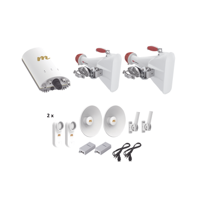 Kit completo para WISP, Kit de radio A5c, 2 antenas sectoriales HG3CCA60 de 60º, y 2 kit C5XPTPKIT3, ideal para hasta 7 km, y cobertura de hasta 120º, POEs, Cables de alimentación Y Jumpers incluidos. Kit completo para WISP, Kit de radio A5c, 2 antenas sectoriales HG3CCA60 de 60º, y 2 kit C5XPTPKIT3, ideal para hasta 7 km, y cobertura de hasta 120º, POEs, Cables de alimentación Y Jumpers incluidos.