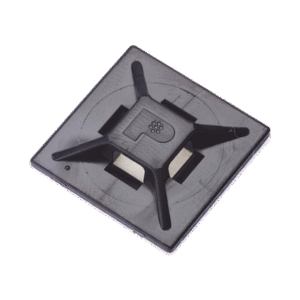 Montaje-Sujetador Para Cable de 4 vías, con Adhesivo Acrilico, 25.4 x 25.4mm (1in x 1in), Color Negro, Uso en Exterior, 1 pieza Montaje-Sujetador Para Cable de 4 vías, con Adhesivo Acrilico, 25.4 x 25.4mm (1in x 1in), Color Negro, Uso en Exterior, 1 pieza