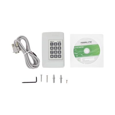 Controlador de una puerta y hasta 500 Usuarios, con capacidad de Conexión de Dos lectoras