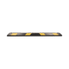 Tope Vehicular P / Estacionamiento / 183cm / Color Negro-Amarillo / 8 Franjas Reflejantes.