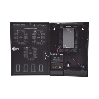 Controlador de Acceso para 4 Lectoras / Expandible a 4 Lectores Adicionales / 30,000 Tarjetas / 20,000 Eventos / Incluye Gabinete y Fuente de Alimentación / Nueva Generación!