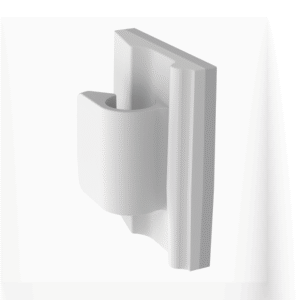 Clip de Nylon 6.6 con Adhesivo, Para Cables de Hasta 15.8 mm de Diámetro, Uso Interior, Color Natural, Paquete de 100pz