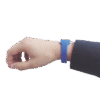 Brazalete Mifare 13.56 Mhz, 74 mm Diametro , color azul
