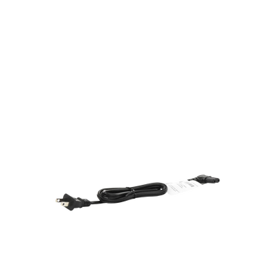 Cable de Alimentación Eléctrica para 120-240 Vca / 1 Metro / 2 Clavijas tipo Americano / Conector en Forma tipo L