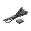CABLE DE CORRIENTE BIFASICO CONECTOR TIPO 8 ( 1 METRO )