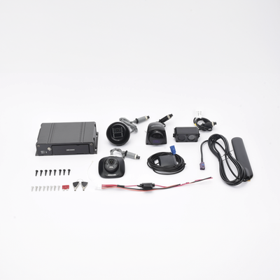 Kit DVR Móvil / 2 Cámaras Interior + 2 Cámaras Exterior / (1080p) / 4 Canales TURBOHD / Tecnología IA Integrada / Soporta 4G / GPS / Sensor G / Soporta 2 Memorias SD (512 GB total)