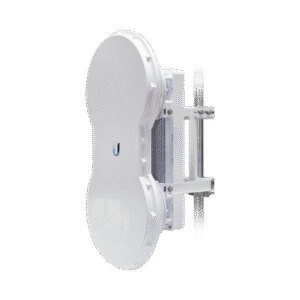 Radio de Backhaul de alta capacidad full duplex, tecnología airFiber hasta 1.2 Gbps, 5 GHz (5470 - 5950 MHz) con antena integrada de 23 dBi
