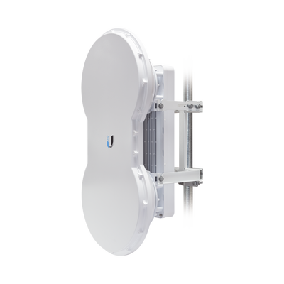Radio de Backhaul de alta capacidad full duplex, tecnología airFiber hasta 1.2 Gbps, 5 GHz (5470 - 5950 MHz) con antena integrada de 23 dBi Radio de Backhaul de alta capacidad full duplex, tecnología airFiber hasta 1.2 Gbps, 5 GHz (5470 - 5950 MHz) con antena integrada de 23 dBi