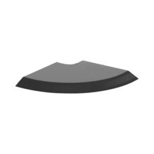 Conexión en Ángulo Recto "L", Para Canaleta de Piso AFR4BCBL6, Material PVC Rígido, Color Negro