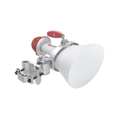 Antena Sectorial Asimétrica, apertura 20 grados tipo cuerno 20.5 dBi 5180-6000 MHz conectores tipo N hembra